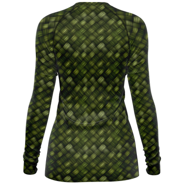 Chokefish™ Long Sleeve Rashguard Textures Woman's Shirt-001